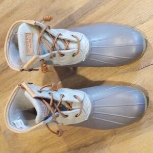 Women's Sperry Insulated Saltwater Embossed Wool Duck Boots